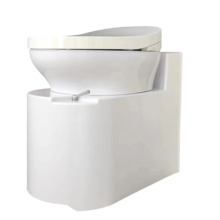 RV Uses Waterless Flushing Biodegradable Smart Toilet Composting Toilet