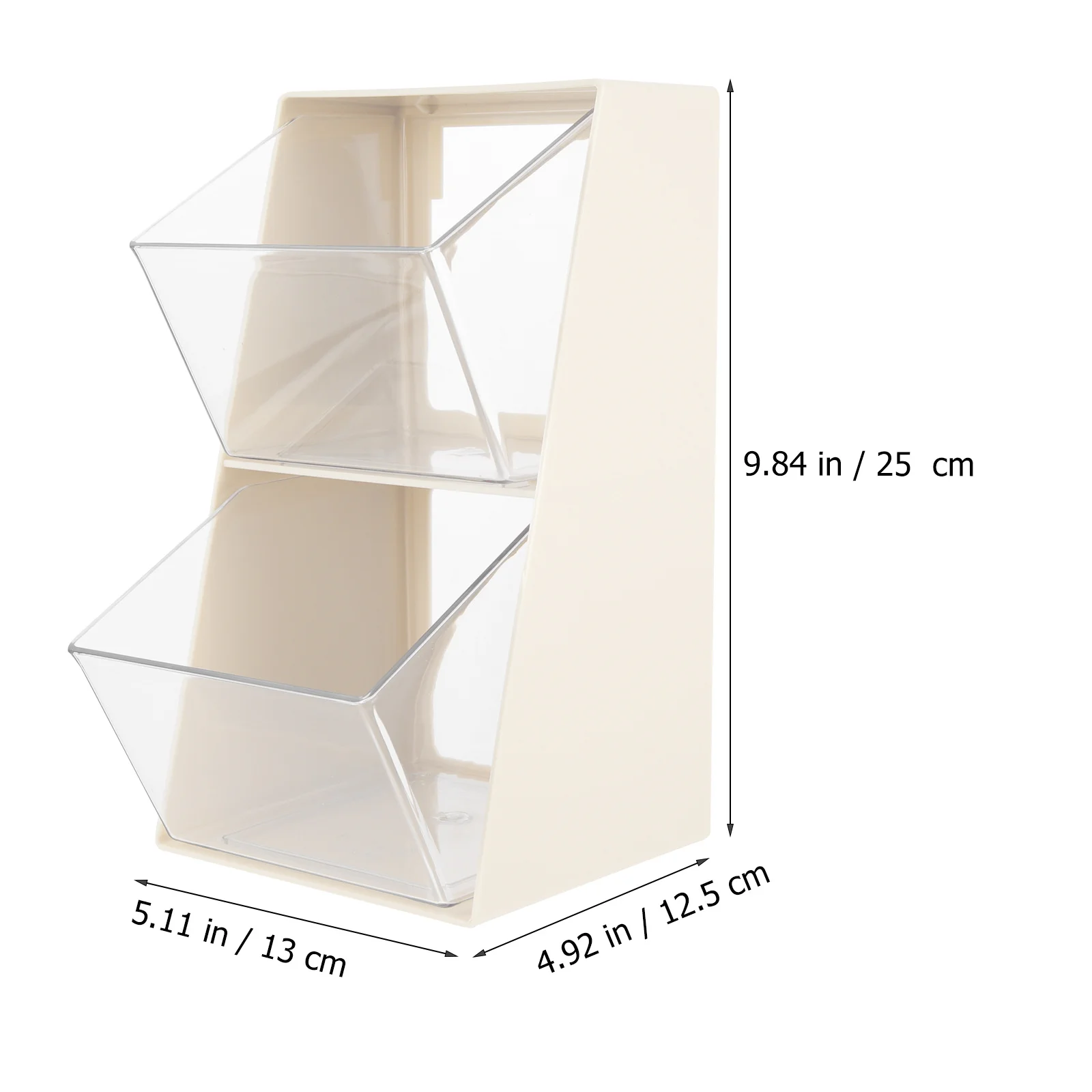 

Multi-Layer Tea Bag Rack Plastic Organizer Desktop Coffee Bag Holder Sugar Storage Shelf Hotel Tea Container