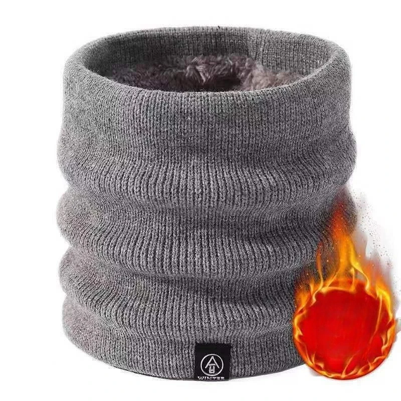 Soft Thickened Plush Warm Scarf - Winter Windproof Neck Gaiter, Cold-Proof Tube Scarf for Outdoor Sports (Skiing, Running)