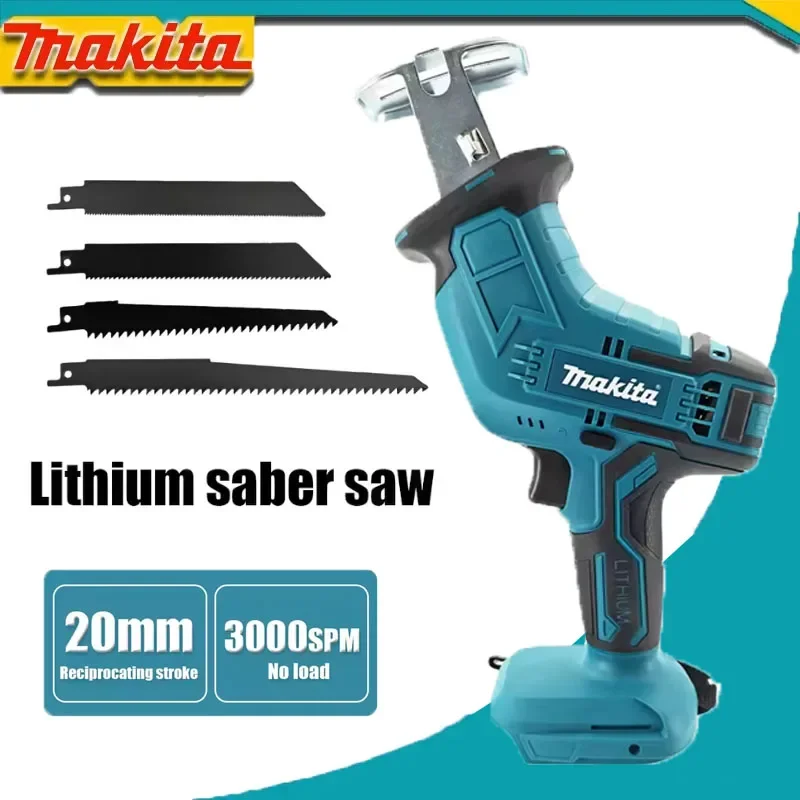 Serra Recíproca Elétrica Sem Fio Makita ML-505, Ferramenta Portátil para Corte de Madeira, Metal e Tubos