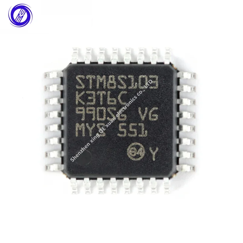 Original STM8S103K3T6C LQFP-32 16MHz/8KBFlash / 8-bit microcontroller -MCU