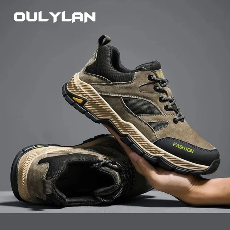 Climbing Shoes Breathable Men Casual Shoes Comfortable Walking Shoes Non-Slip Outdoors Hiking Shoes Fashion Men's Shoes