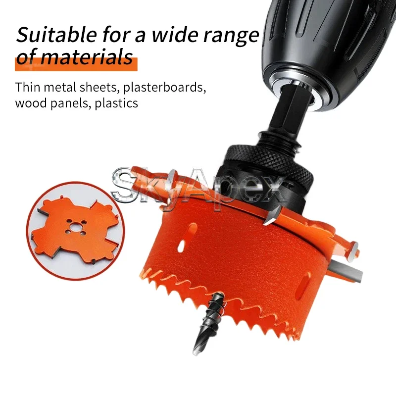 ##Borderless Downlight Hole Opener 75mm Embedded Ceiling Drill Bit GypsuBoard Woodworking Cutter For Home Decoration Engineering