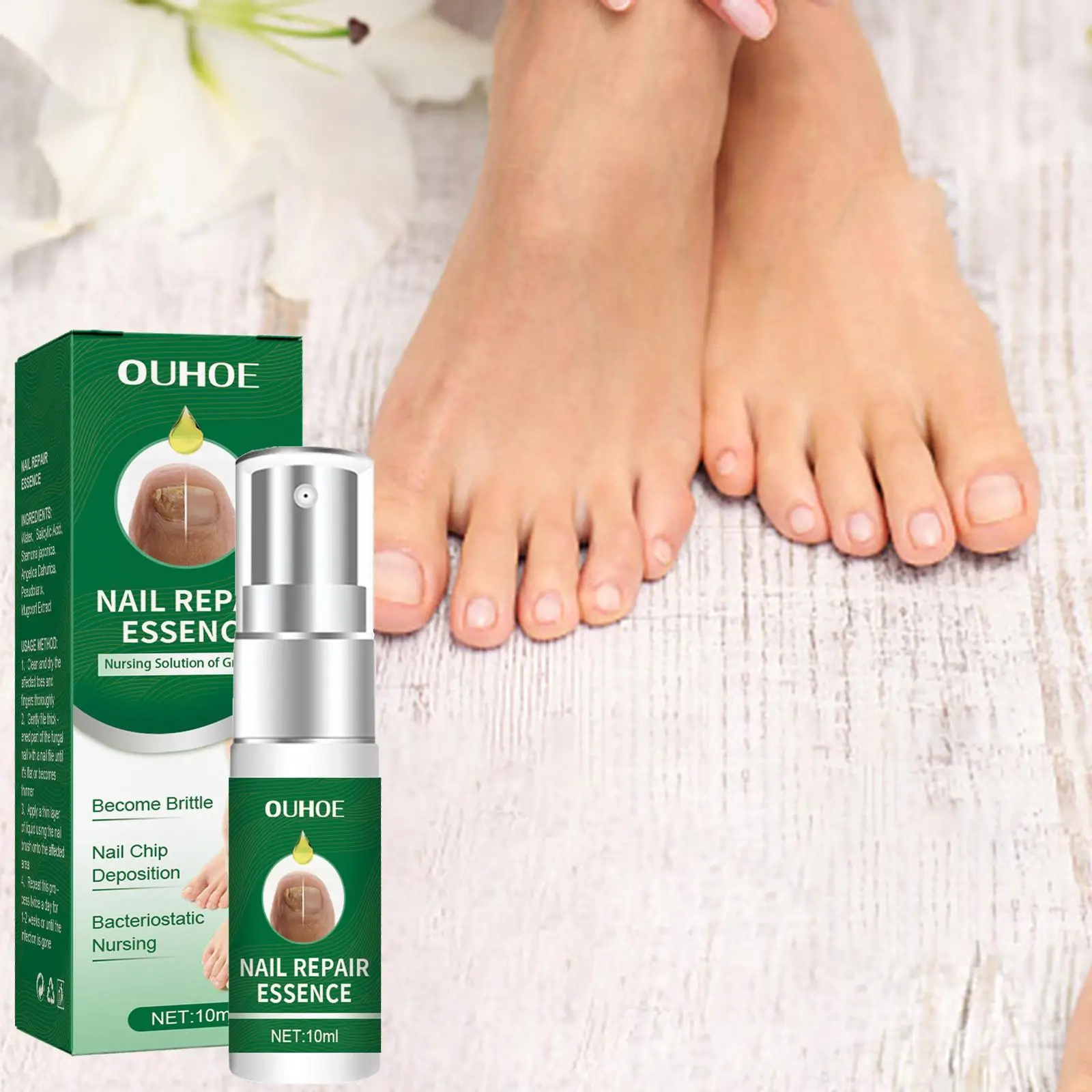 Nail Treatment & Strengthener Healthy Nail Formula Protective Reinforces Defends Extra Stong Repair Solution for Toenail & Nail