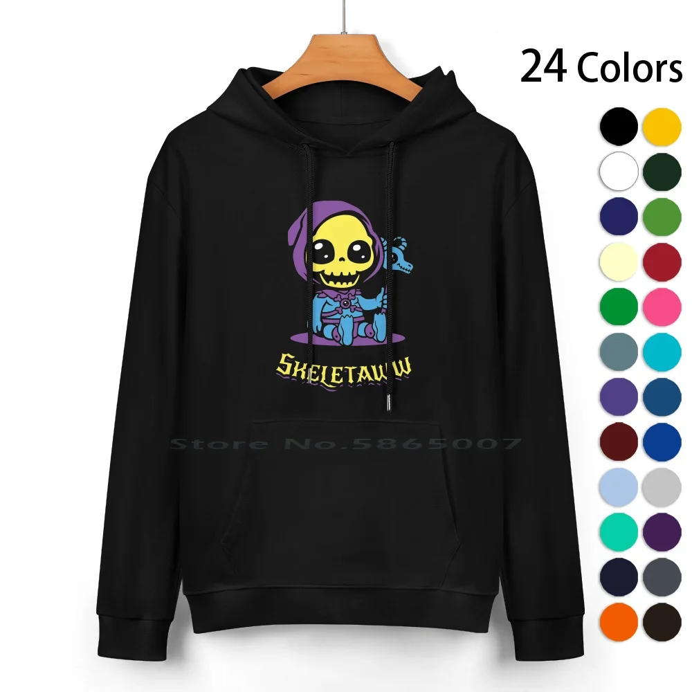 Cute Skeletor-Skeletaww Pure Cotton Hoodie Sweater 24 Colors He Man Masters Of The Universe Skeletaww Cute Skeletor Baby