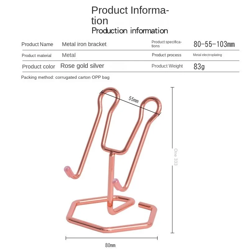 3C Founder Mini Creative Design Tablet Holder Metal Anti Slip Desktop Phone Holder Hot New Direct Sales 3C In Stock 2024 New