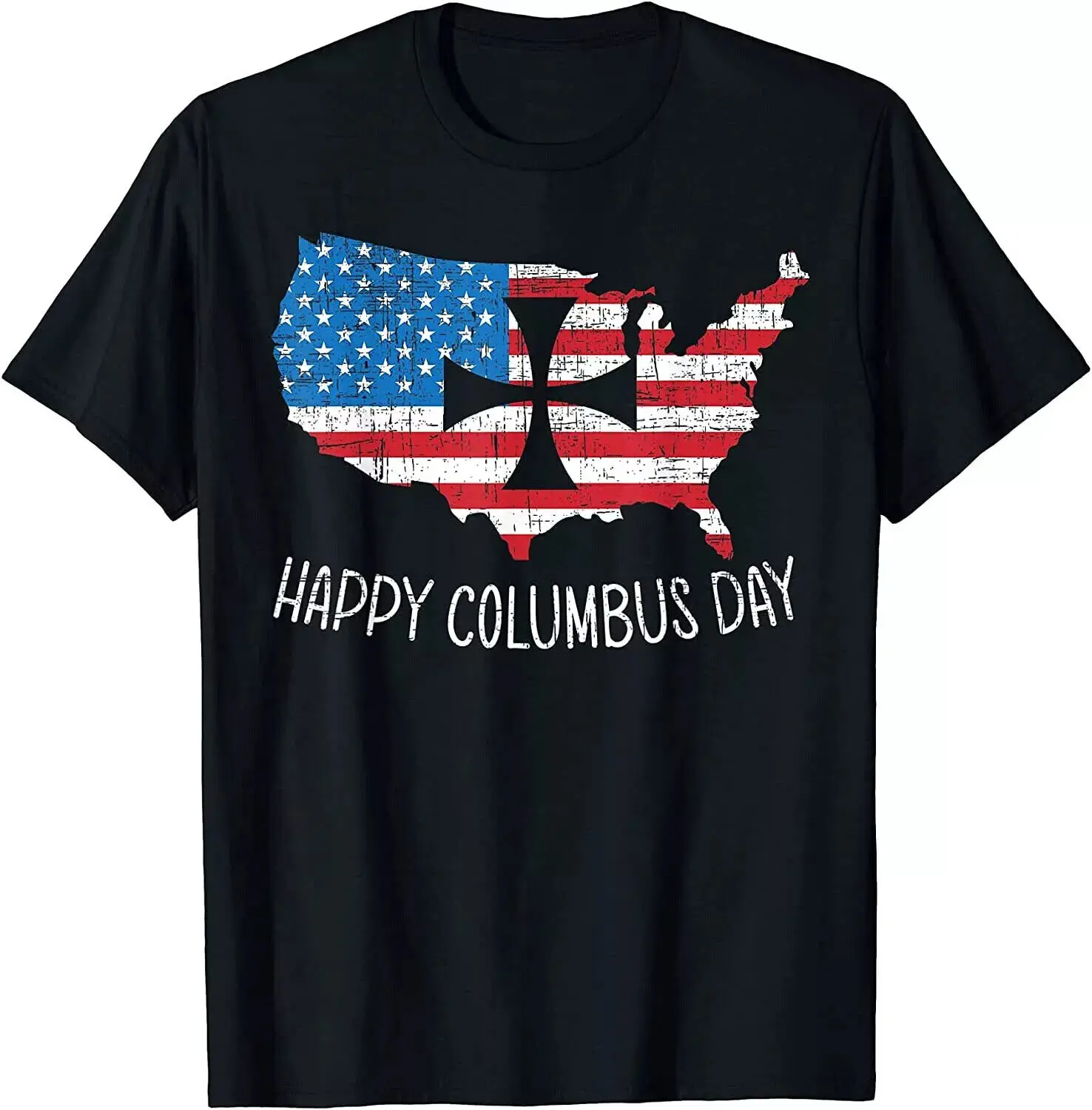 Happy Columbus Day Christopher Columbus Italian Navigator T-Shirt Size S-5XL 100% Cotton Streetwear High Quality