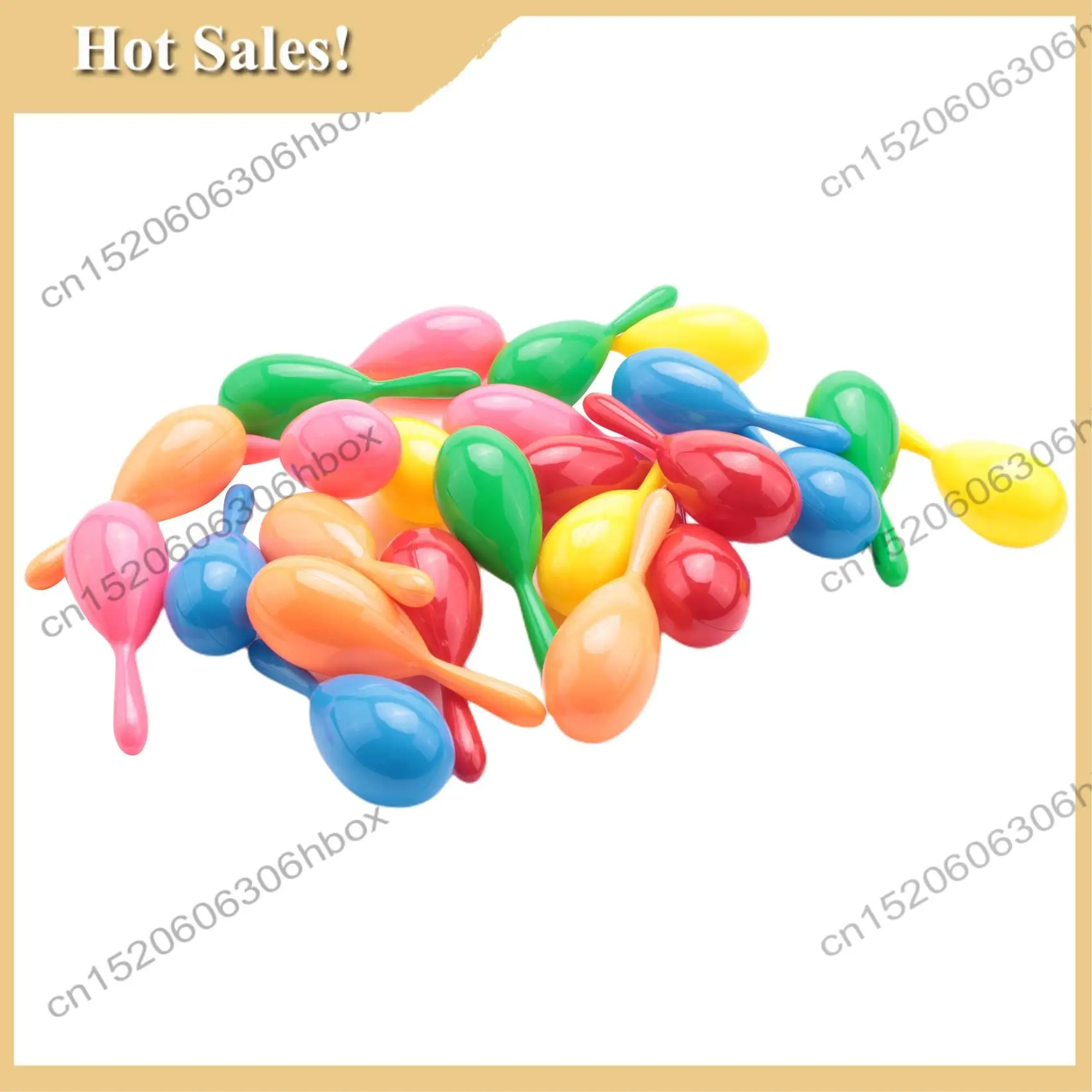 

-HOPE 24 Neon Maracas,Bright And Colorful Party,New Year Party Noise Maker,4 Inch Neon Maracas-Mexican Carnival,Luau Party Or Cl