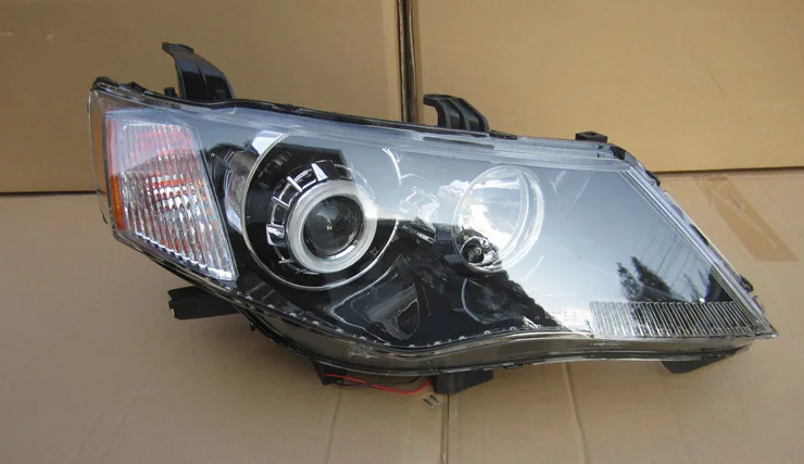 car bumper headlamp for Mitsubishi outlander headlight 2007~2009y LED DRL car accessories HID xenon outlander fog light