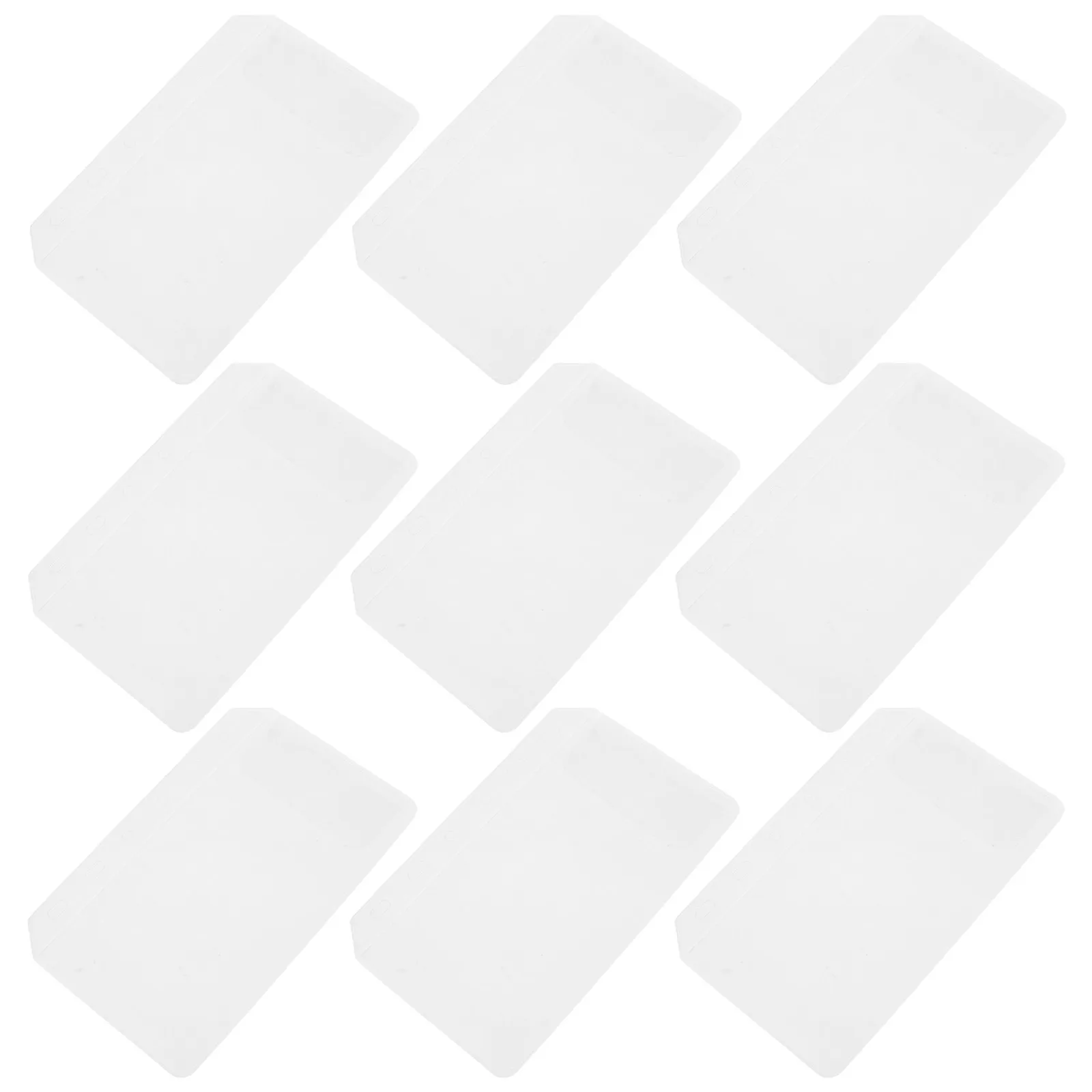 

20Pcs A7 Binder Punched Pockets Transparent Photo Card Sleeves Plastic Document Holder Organizer Photo Album Sleeves