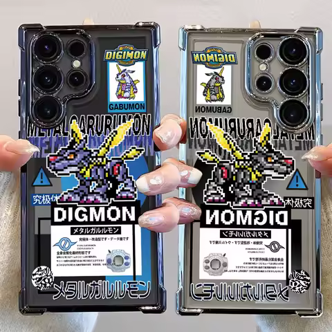 D-digimon Adventure Cute Phone Case for Samsung Galaxy s24fe S25 Ultra S23 S24 S20 FE S25 Plus S22 Ultra s24ultra S21FE Cover