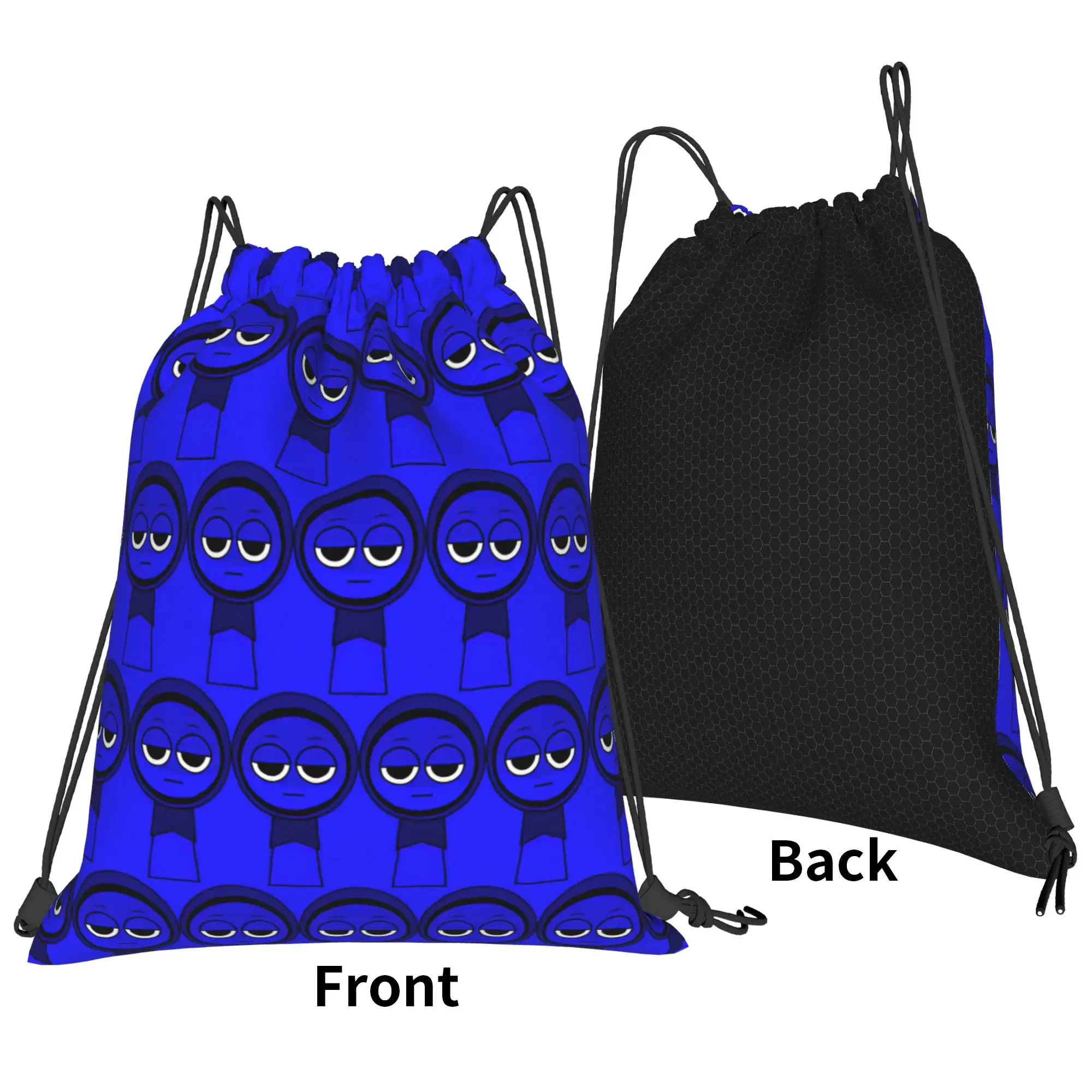 Jevin Sprunki Bag Drawstring Backpack Sports Gym Sackpack Water Resistant Cartoon Game String Bags Running 36cm (W) x 43cm (H)