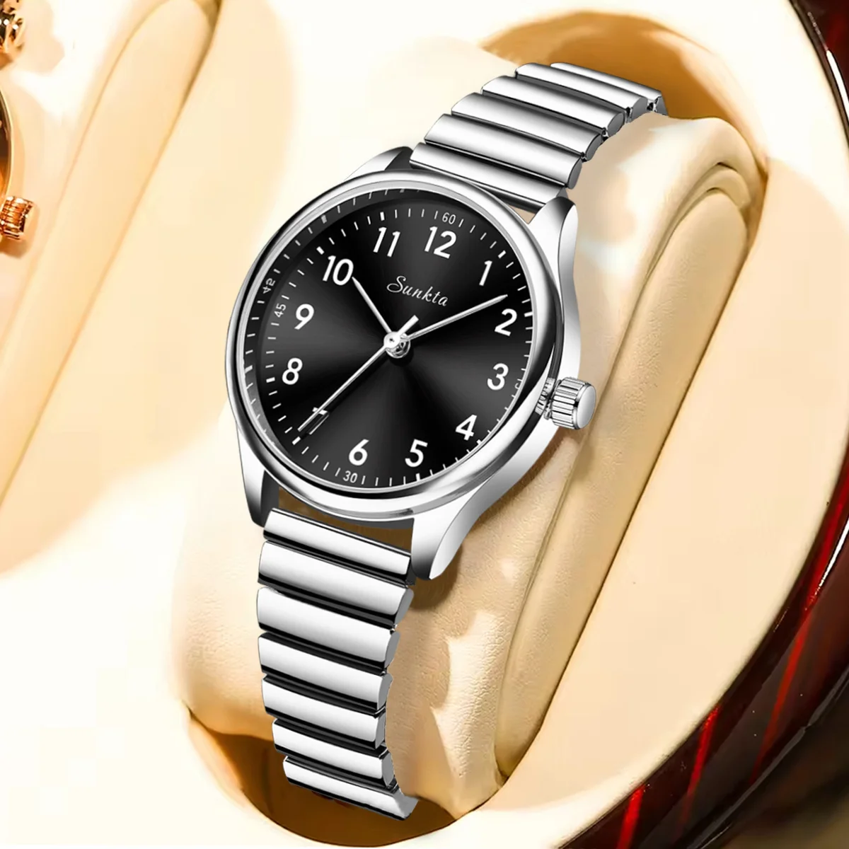 

Luxury New Women Watches Fashion Casual Ladies Quartz Wristwatch Waterproof Luminous Date Stainless Steel Watch Girlfriend Gift