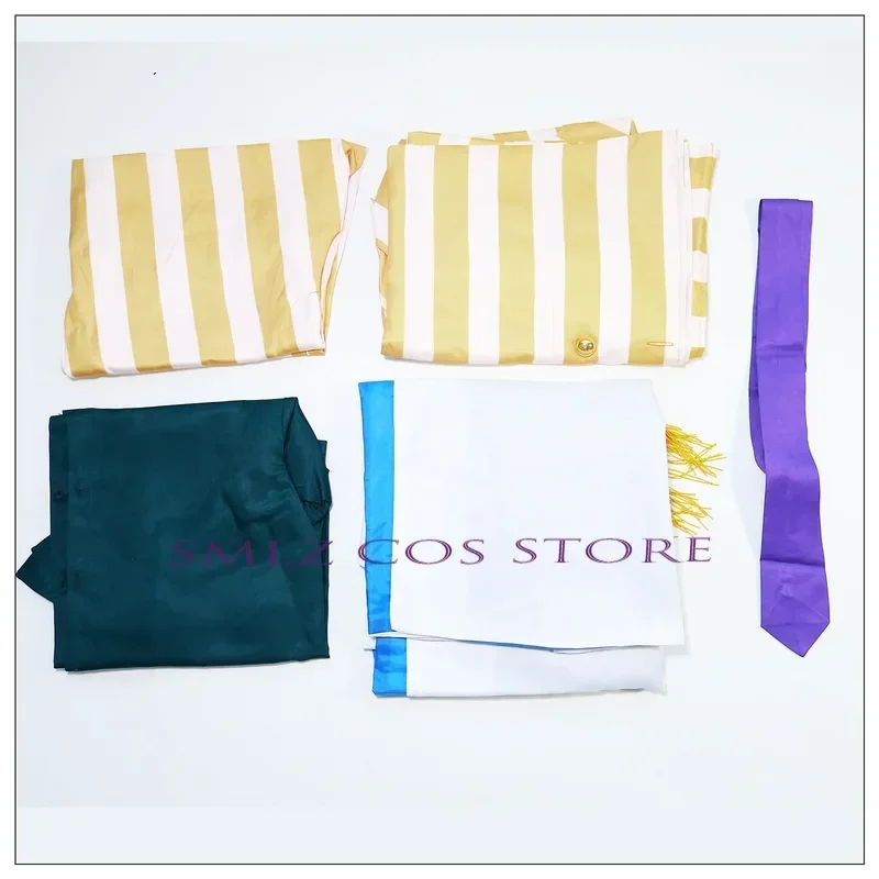 أزياء أنيمي بورسالينو التأثيرية عباءة الأدميرال كيزارو والبدلة الموحدة أزياء الهالوين البحرية العامة للأداء MN12