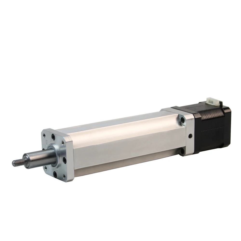 

Jkongmotor Best Sale Nema17 23 Captive Linear Actuator Stepper Motor Electric Cylinder 50 100 150 200 300 400 500mm Stroke