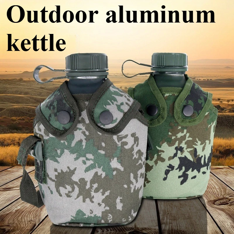 

1L Outdoor Portable Student Tactical Water Bottle Universal Military Training Water Bottle for Travel