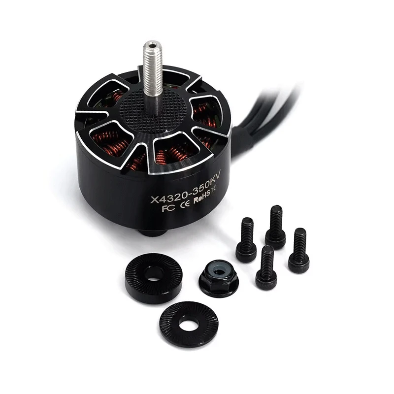 

Бесщеточный двигатель E-Power X4320, 350 кВ, металлический, малошумный, высокая скорость, 12S, RC FPV, детали модели дрона для X-Class Long Range