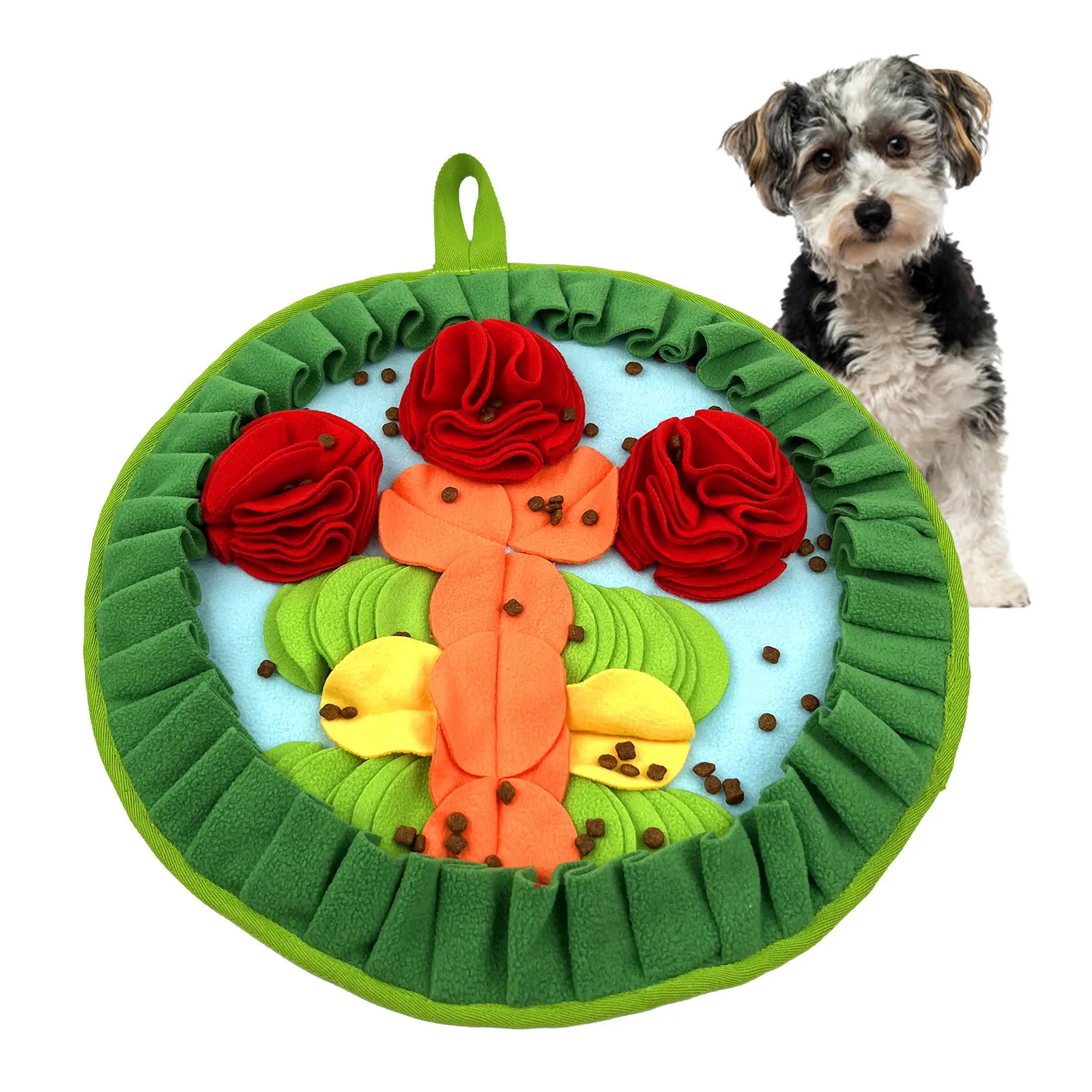 

Dog Smell Pad Pet Slow Food Pad Cat Interactive Toy Training Decompression Suitable for Indoor and Outdoor Anxiety Smell Pad