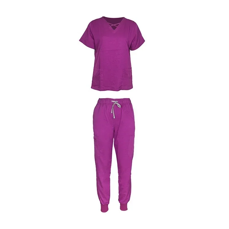 Uniforme médical pour femmes, combinaisons de médecin de clinique décentralisées, pantalons de jogging, vêtements d'infirmière dentaire, LMW012