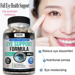 Advanced Eye Vitamins and Vision Support Formula, Eye Supplement for Vision Support - Lutein, Zeaxanthin Extract Capsules