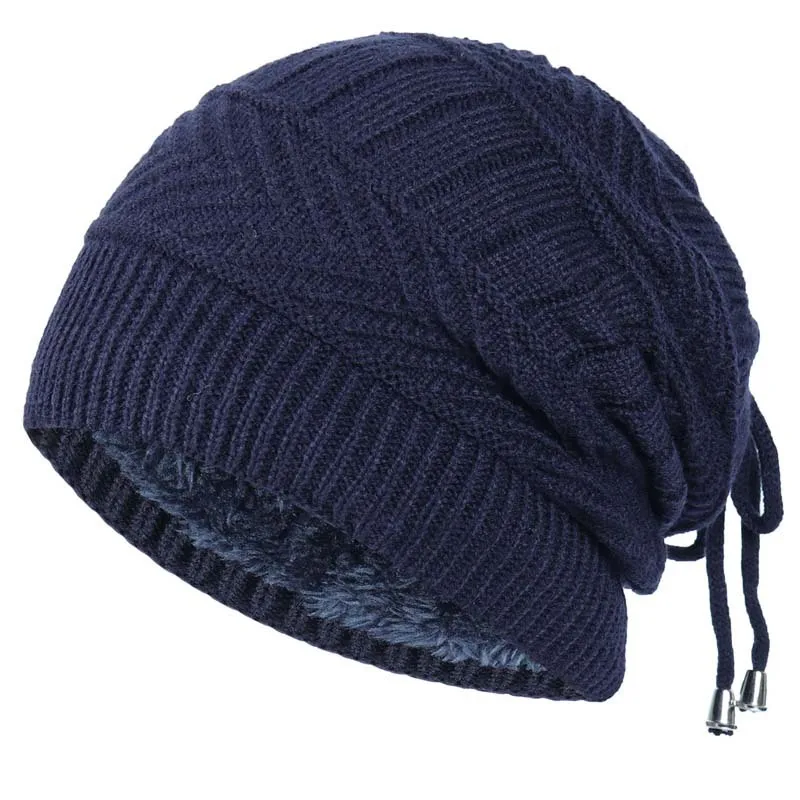 Chapeau d\'hiver en laine plissée pour femme, chapeau chaud, polyvalent, tricoté, en peluche, pour l\'extérieur