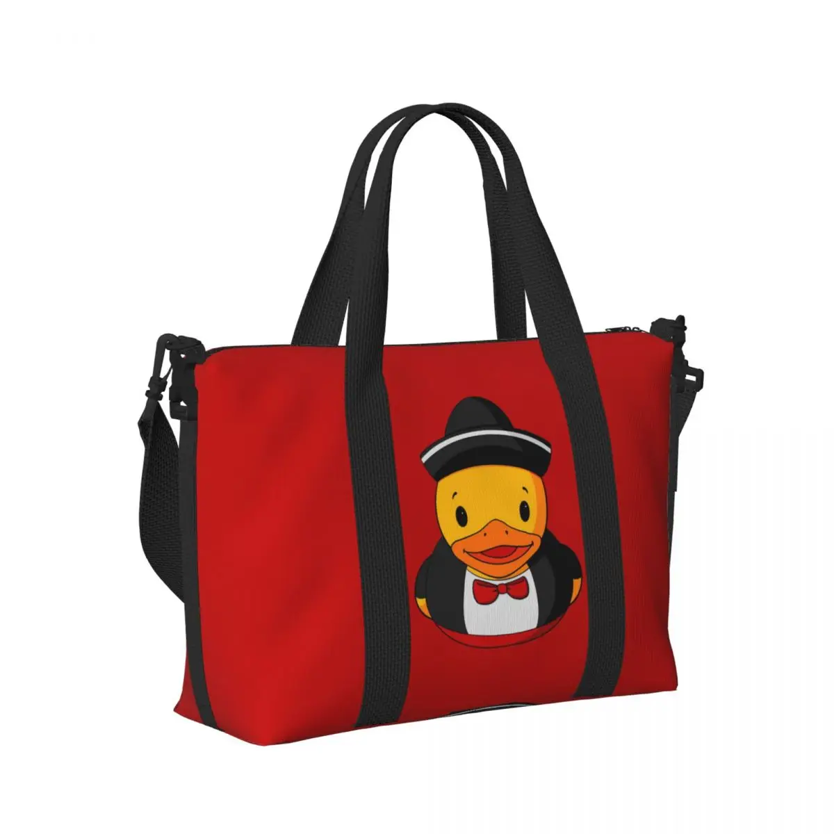 

Mariachi Rubber Duck Beach Travel Bag Large Capacity Tote Bags for Gym Sport Women Shopping Duffle Shoulder Bag