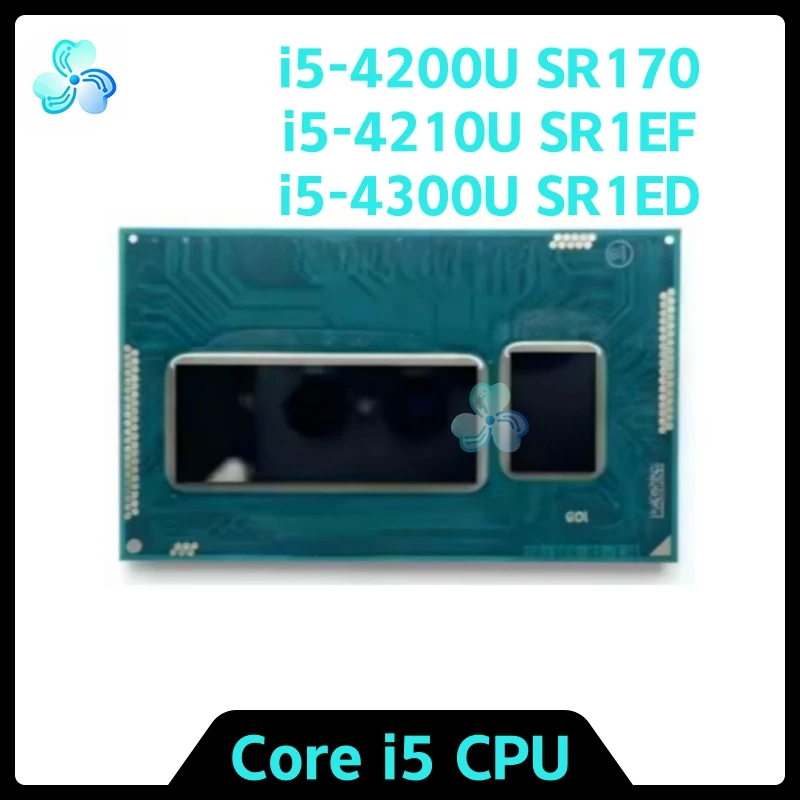 

Процессоры Intel Core i5-4200U SR170 SR17O CL8064701477702, i5-4210U SR1EF CL8064701477802, i5-4300U SR1ED CL8064701477400 для мобильных устройств