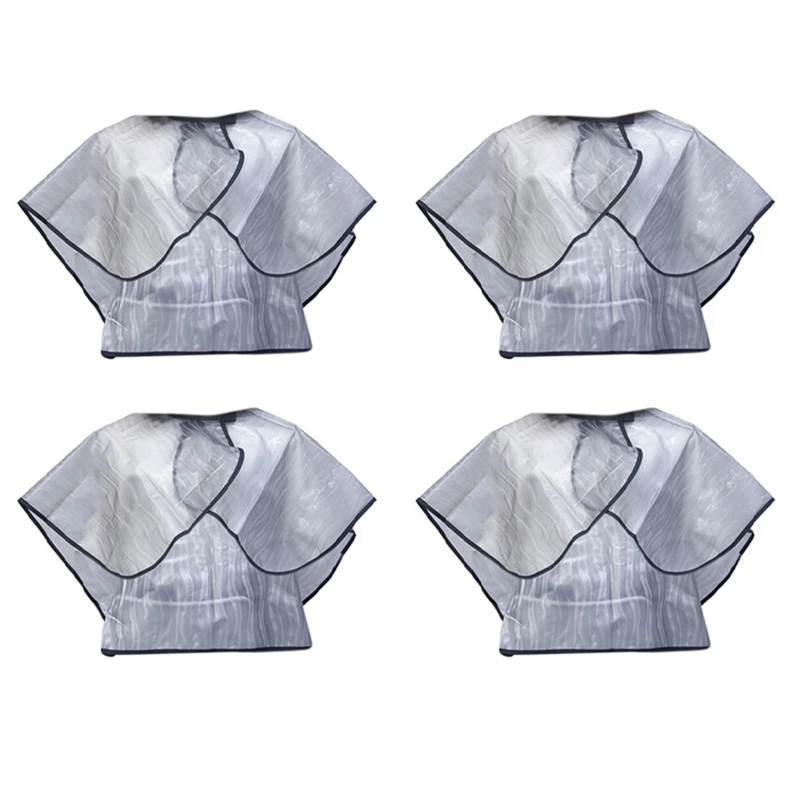 

4X Salon Hairdressing Cutting Collar Shawl Waterproof EV Hair Dye Perm Color Cape Pro Hairdresser Apron For Hair Cutting
