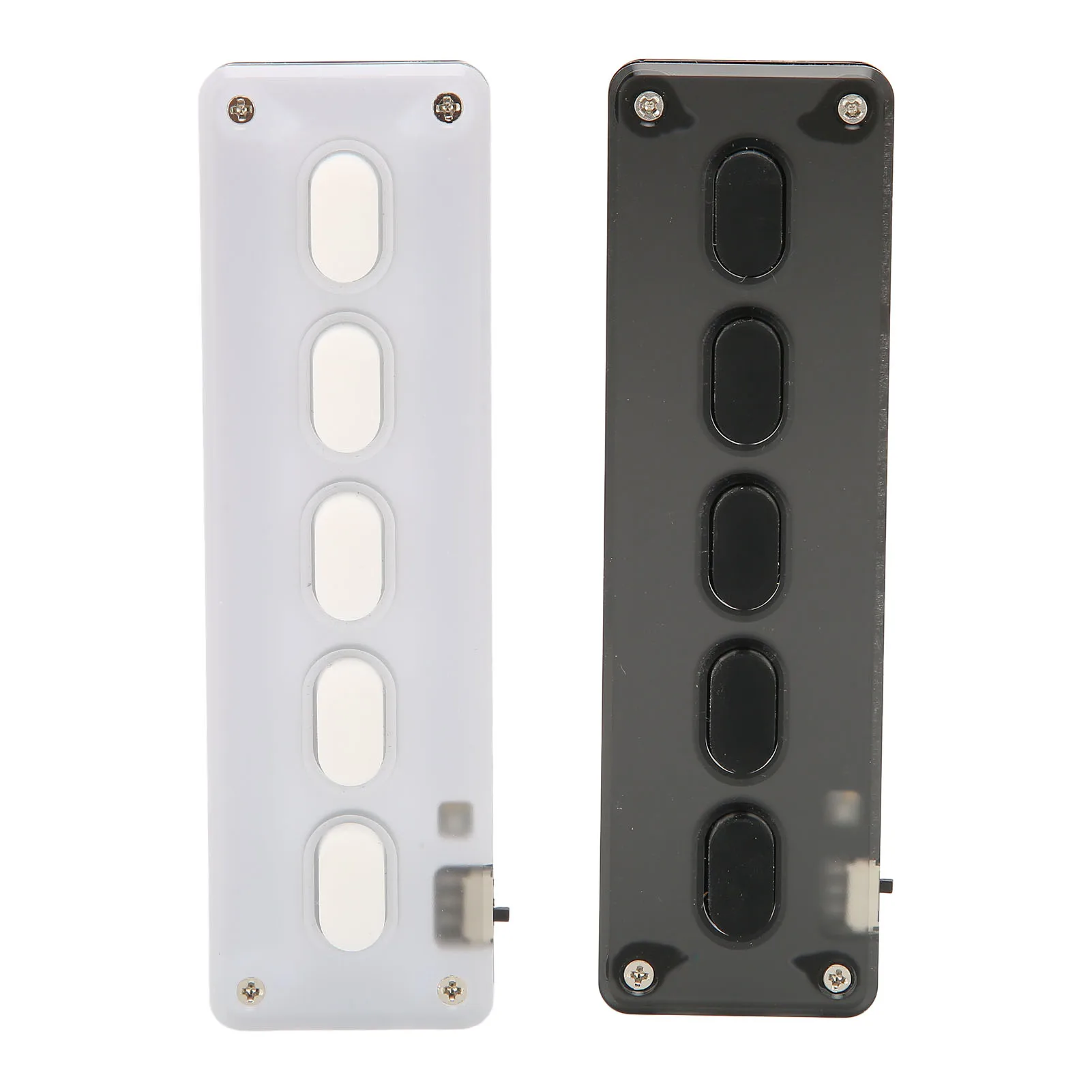 Programmable Keypad 5 Keys Wired USB Wireless Bluetooth Dual Mode Mini Silicone Mute DIY Programmable Gaming Keyboard