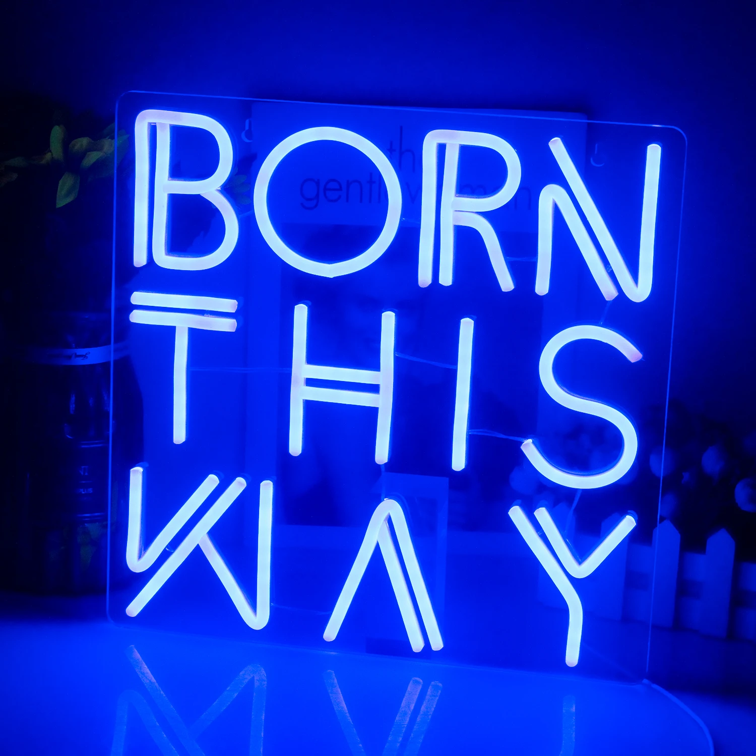 

Born This Nay LED Neon Sign Light Bedroom Design Gaming Party Birthday Room Apartment Decorating Wall Lamps Room Light USB