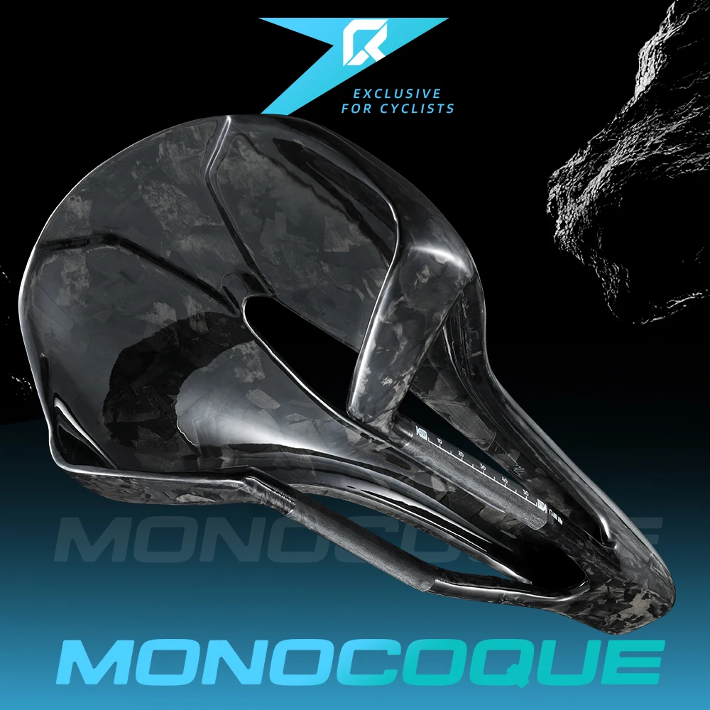 2025 RYET كامل الكربون دراجة السرج 116 جرام خفيفة 7x9 مللي متر الكربون القضبان 245x140 مللي متر ايرو للطريق الجبلية الحصى سباق الدراجات مقعد