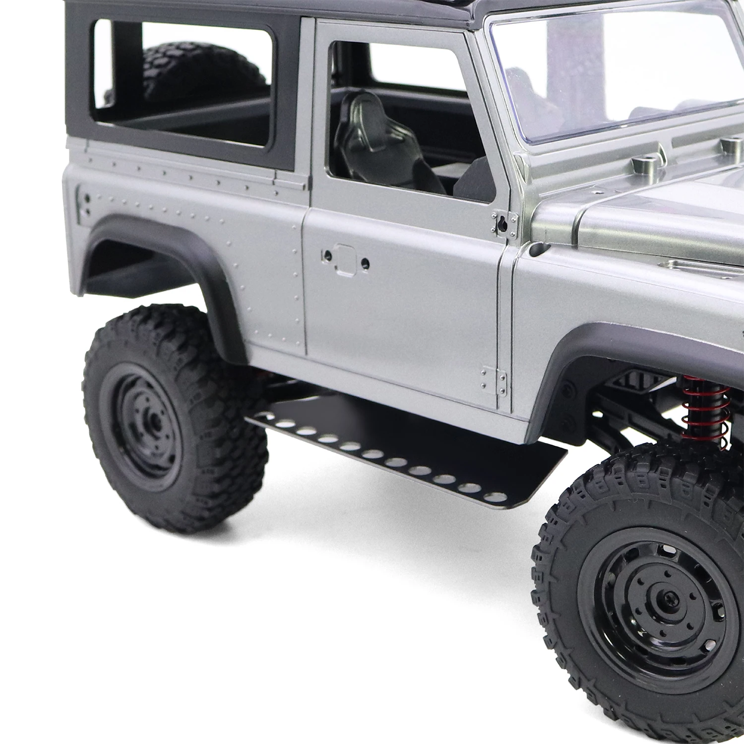 CNC Aluminum Alloy Pedal Side Plate Slider for MN78 MN D90 D91 D99S MN99SV2 1/12 RC Car Upgrade Parts Accessories