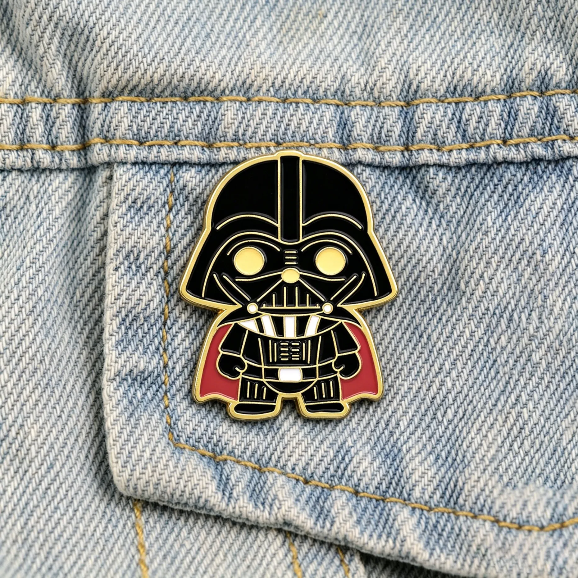Broche de Esmalte Masculino Estiloso com Desenho Animado, Pin de Lapela para Mochilas e Jaquetas, Presente para Amigos, Joia de Filme, Decoração de Roupas