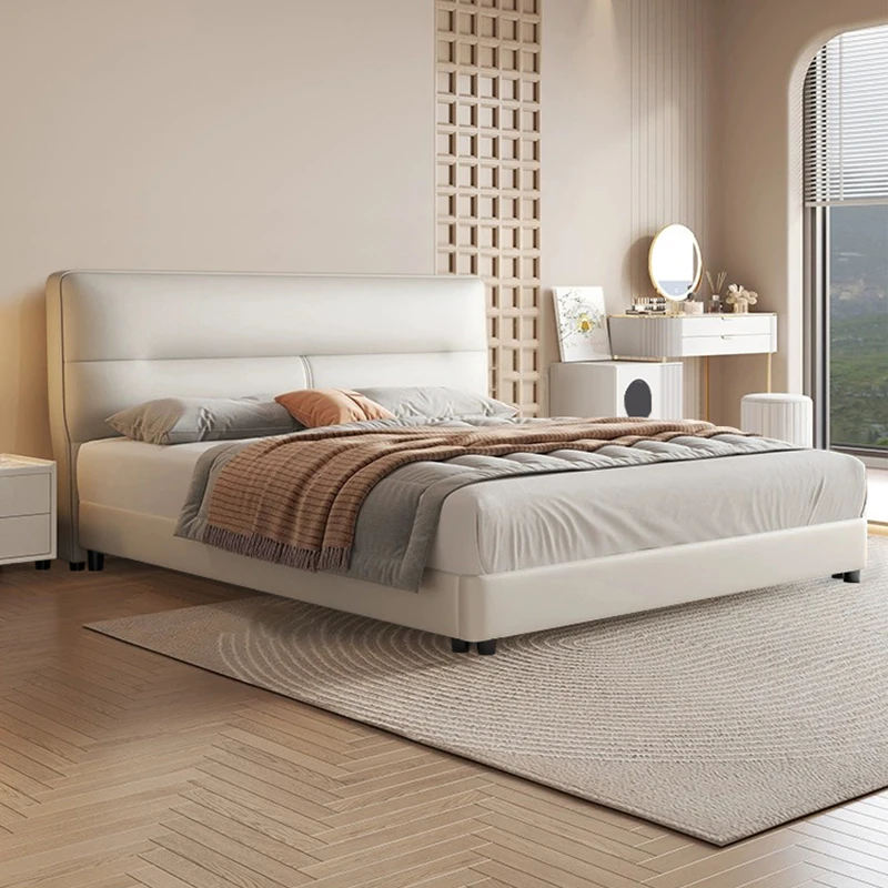 

Bedroom Soft Beds Aesthetics Cheap Safe Boy Designer Minimalist Wedding White Beds Vintage Fashionable Cama De Casal Furniture