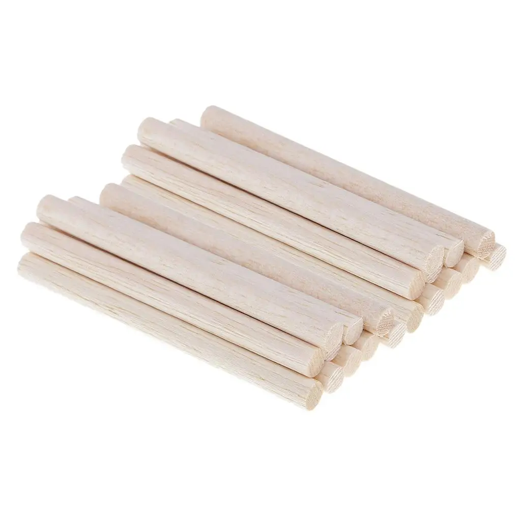 Woodcraft Supplies DIY Balsa Shapes Unfinished Wood Sticks Model Making for Home Model Projects