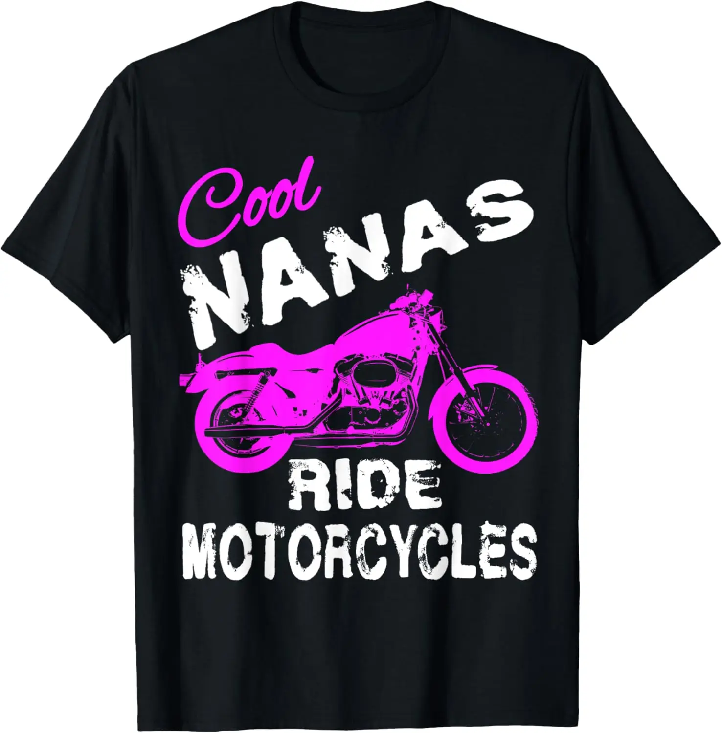 

Cool Grandma Nana GiGi Rides Motorcycle T-Shirt Motorcycle