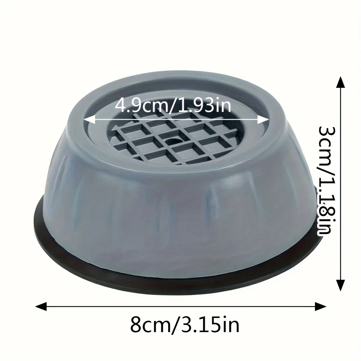 Non-Slip Shock Proof Elasticity Floor Mat Washing Machine Feet Pads Silent Furniture Protectors Hardware