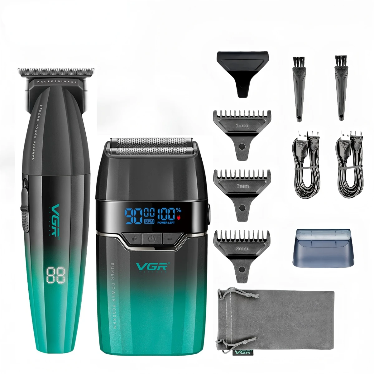VGR Trimmer Professioneel Elektrisch scheerapparaat Draadloos Toiletapparaat Barbier Haarknipmachine Metalen Trimmer voor mannen V-003 V-906 V-308 - afbeelding 1