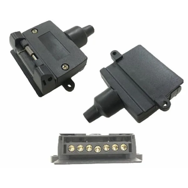 Australian 7-Pin Flat Trailer Adapter with Reed Switch Open Circuits Trailer Parts & Accessories