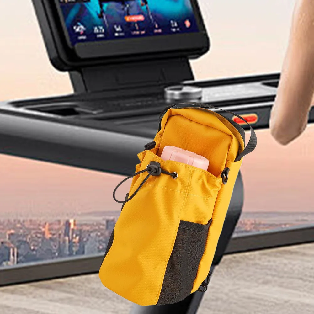 Bolsa de ginástica magnética, alça magnética, suporte para garrafa, bolsa crossbody, bolsa de ginástica para homens e mulheres