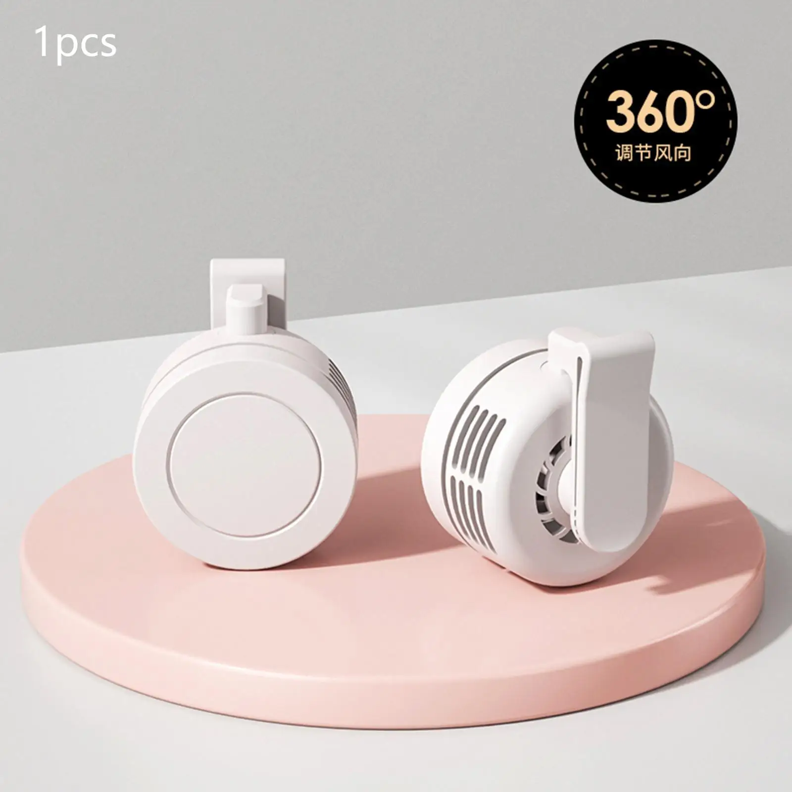ไร้ตะเข็บ Mini พัดลมคอเอวพัดลมพัดลมระบายความร้อน USB พัดลมสำหรับตกปลากลางแจ้ง3ความเร็วพัดลมตั้งโต๊ะ360ปรับลม