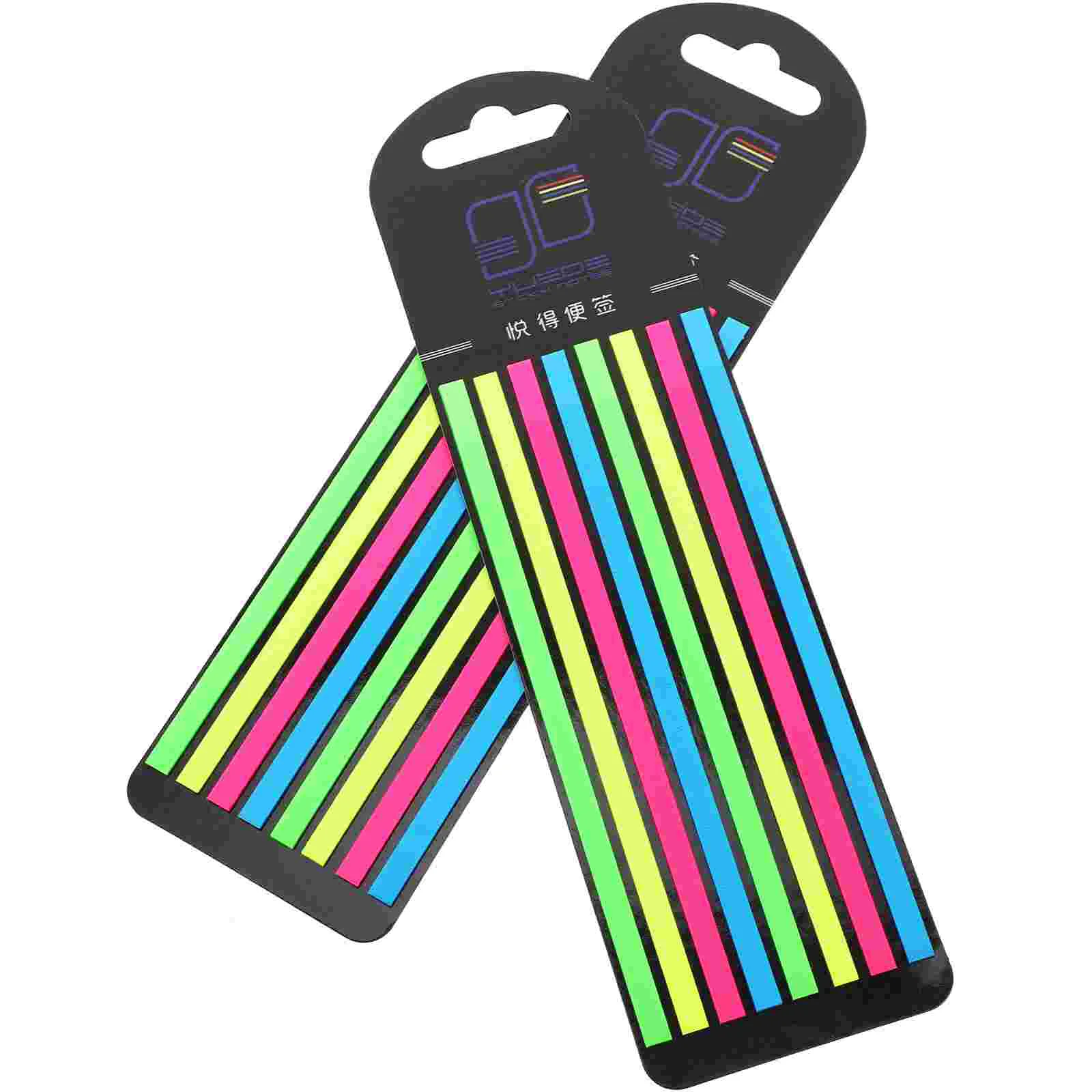 2 Pcs Translucent Notes Child Labels Stickers Sentence Strips The Pet Professional Highlight