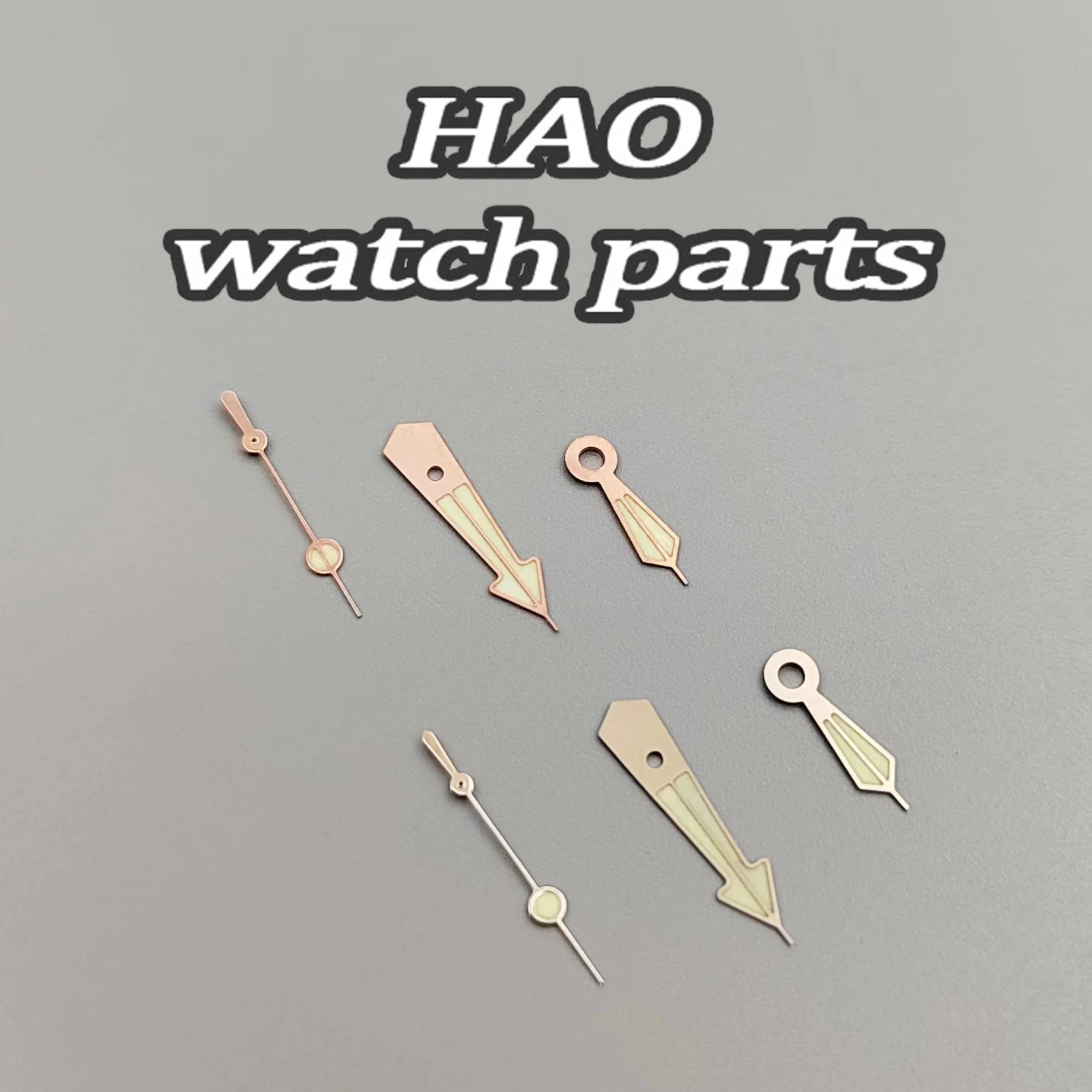 

BLIGER silver watch hands green luminous hands fit NH34 NH35 NH36 movement