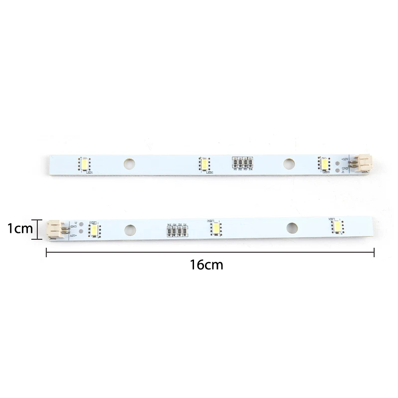 1pcs Freezer Light Bar LED Strip For RONGSHENG/ HISENSE Refrigerator LED Strip Light E349766 MDDZ-162A 1629348 DC12V 2W