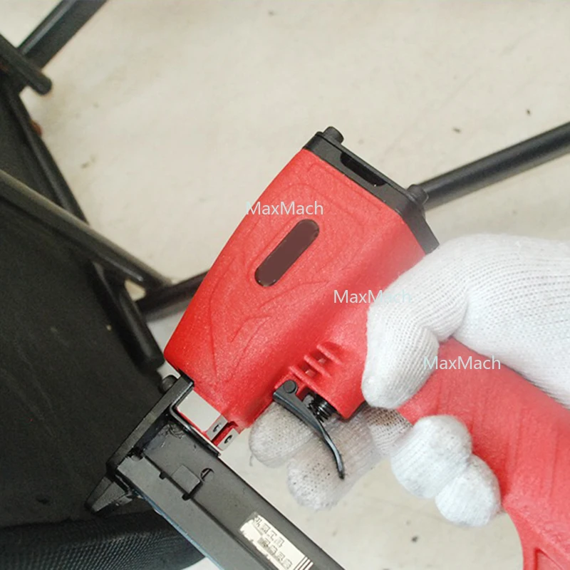 425k空気圧釘打ち機-ステープルガン、ラタン、アルミ、金属棒、家具用ステープル向け空気圧u型ガン