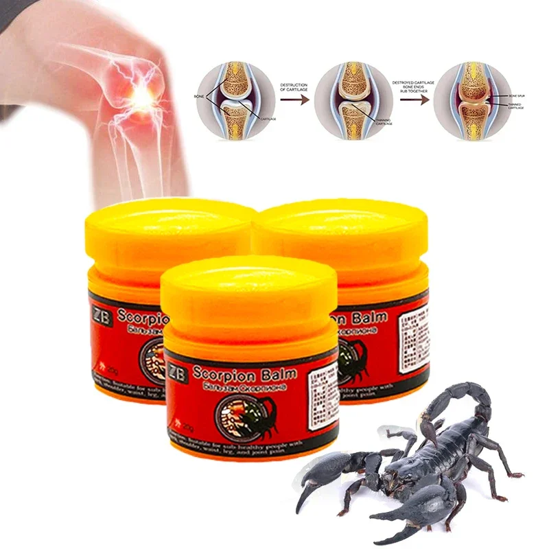 

3Boxes Scorpion Ointment Powerful Efficient Relief Muscle Pain Neuralgia Acid Stasis Rheumatism Arthritis Chinese Medicine