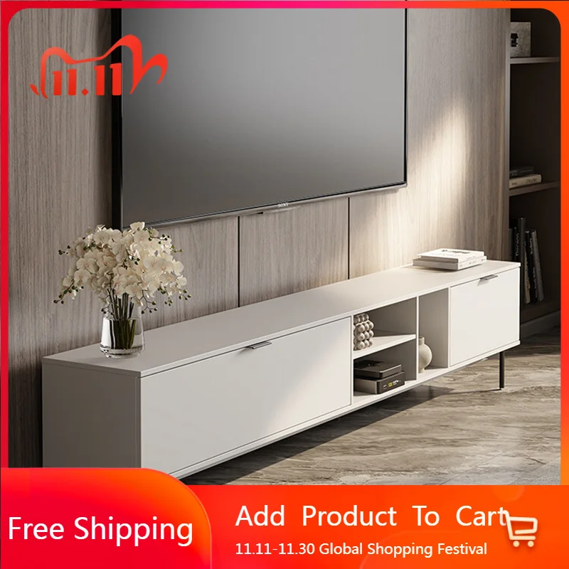 

Настенные подставки для телевизора в салоне, белые шкафы, современная консоль, столик для телевизора, небольшой универсальный офисный органайзер, реплика мебели для телевизора