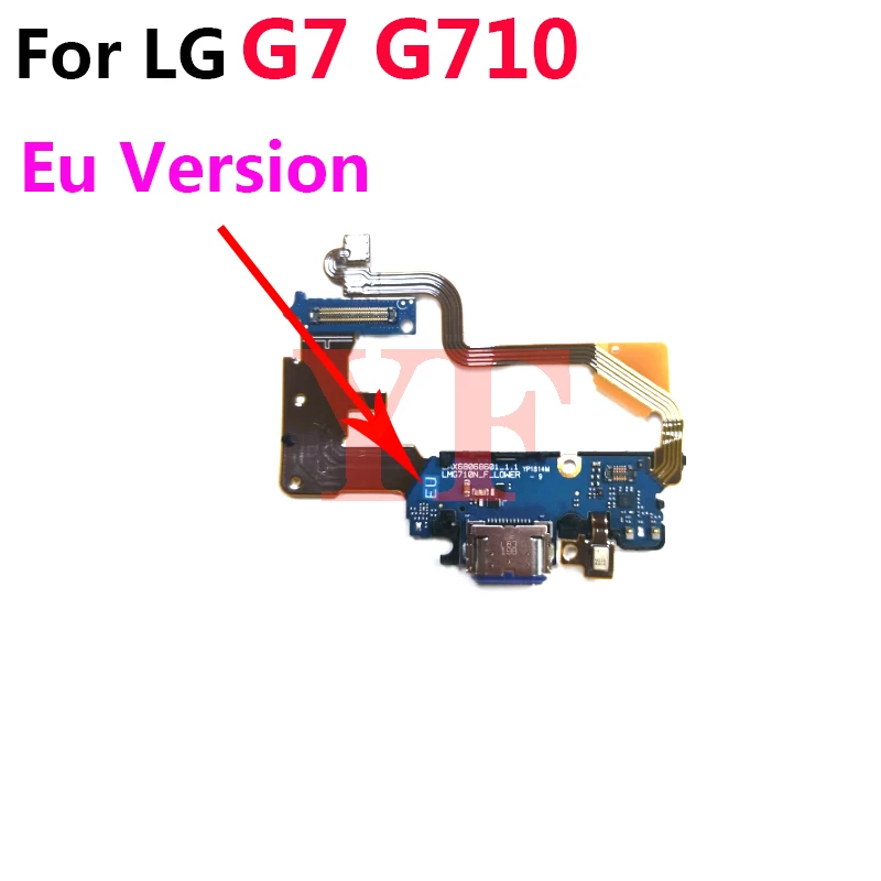 For LG G7 Thinq G710 USB Charging Port Dock Connector Fl USB Charging port Dock Connector Charging Flex Cable Replacement Parts