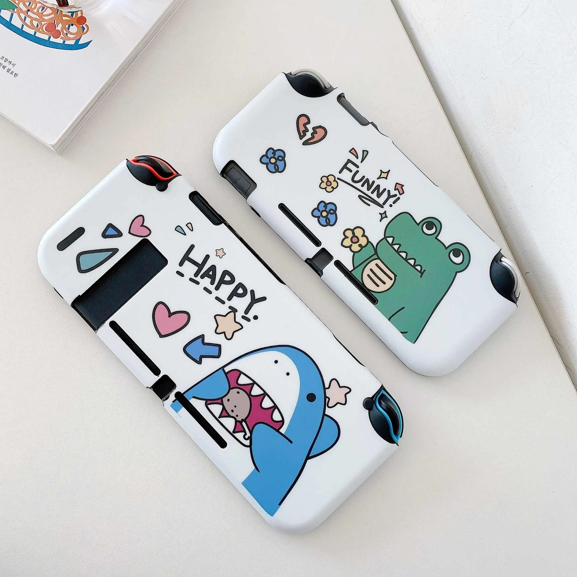 For Nintendo Switch Soft Case Lite Accessories Cartoon Protective Shells Silicone Drop-proof Covers For Switch Console Games