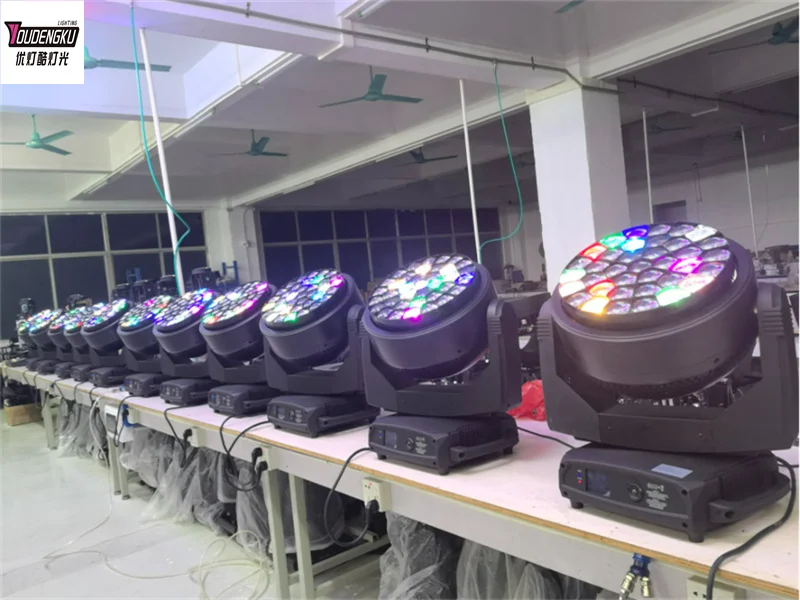 6 шт. с дорожным фонарем, светодиодный светильник с подвижной головкой 37*40 Вт, 4 в 1, RGBW, светодиодный светильник BeamWash с изображением пикселей и масштабирования